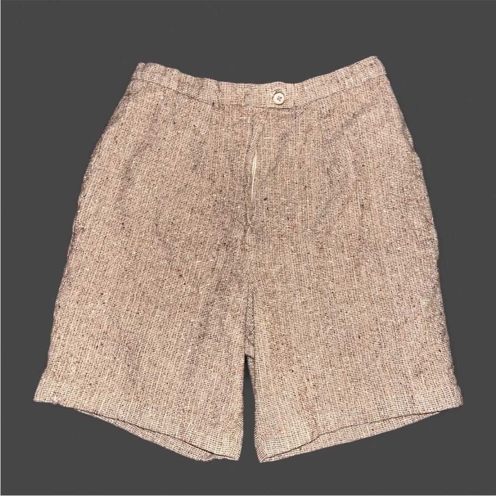 Pendleton VTG 70s Tan High Waisted Wool Shorts